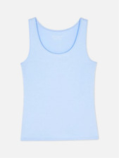 PRIMARK LADIES STRETCH WIDE STRAP VEST TOP SCOOP NECK UK SIZES SUMMER TANK CROP