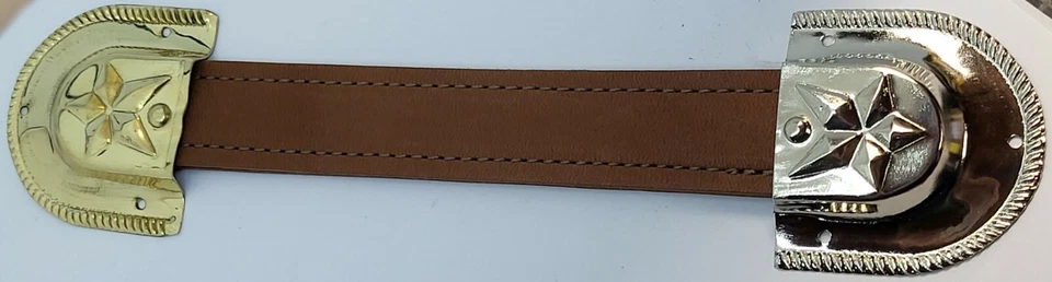 Latón Cromo Acero Negro Níquel Marrón Antiguo STAR Tronco Manija Tapa Lazo Nuevo Foto 2 de 4