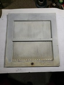 Vintage Aluminum Camper Vent Cover Panel Travel Trailer 14.5" X 15.75 Overall
