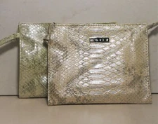 MALLY WRISTLET BAG ~NOURISHING LIPSTICK,LIQUID HIGH SHINE, LIP DEFENDER 2PC LOT