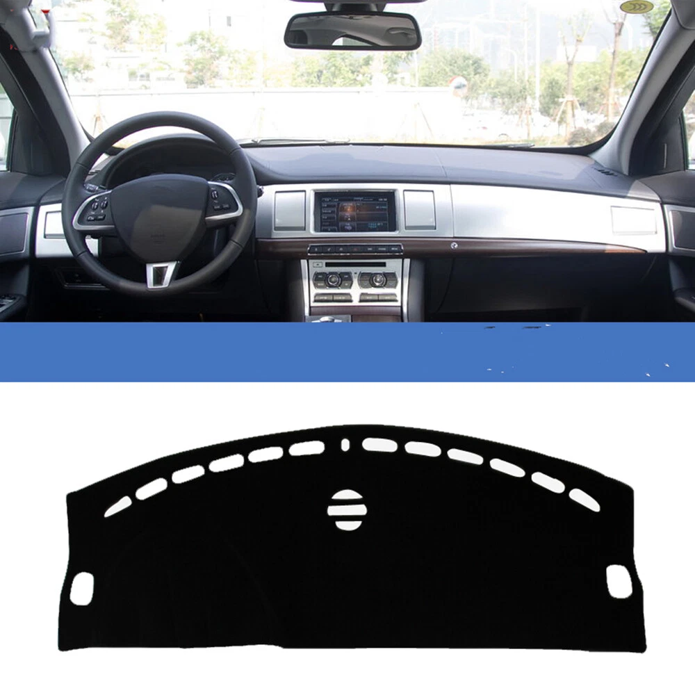 For Jaguar XF 2009-2015 Black Dashmat Dashboard Mat Dash Cover Sun Visor Pad  New eBay