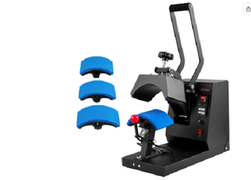 VEVOR Hat Heat Press, 4-in-1 Cap Heat Press Machine, 6x3inches Clamshell Sublima - Picture 1 of 2
