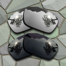 Silver Grey Black Polarized Lenses Replacement for-Spy Optic Dirty Mo