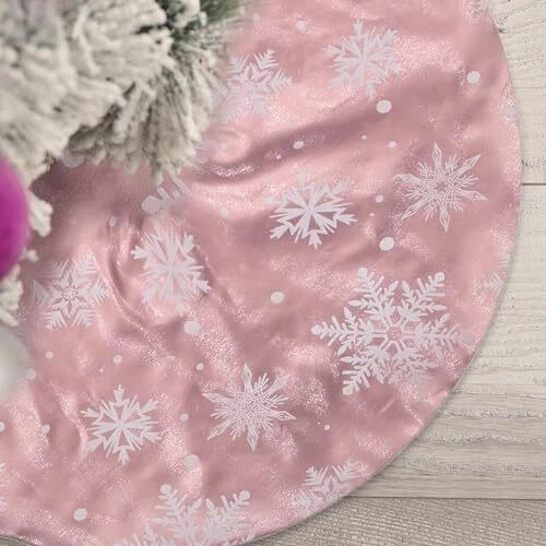 Large Christmas Tree Skirt Xmas Soft Cover Mat Decor 48 Inch