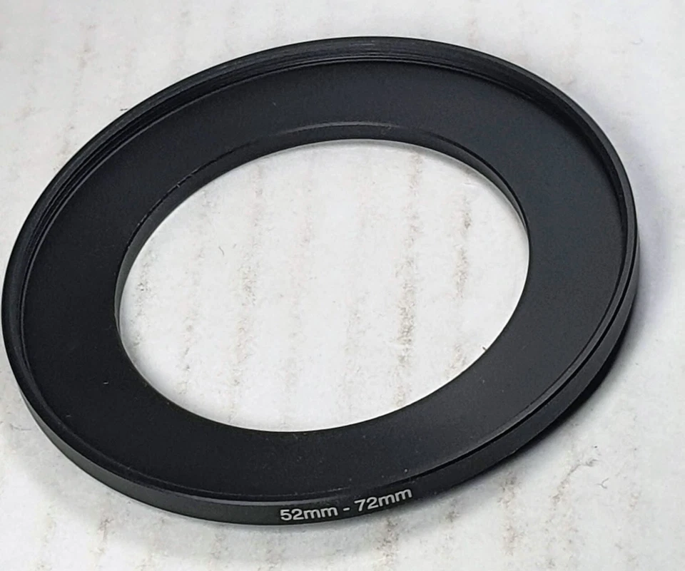 52-72mm Metal Step Up Adapter Ring 52mm Lens to 72mm Filter Converter E52-E72 - Image 4 of 4