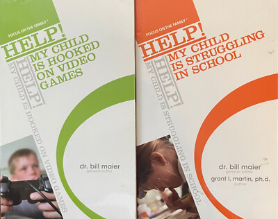 Bill Maier HELP! (2 Books) My Child Is Hooked on Video Games,Stuggling in School