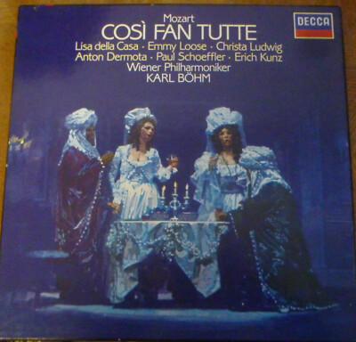 MOZART cosi fan tutte LISA DELLA CASA - CHRISTA LUWIG - KARL BOHM   / DECCA
