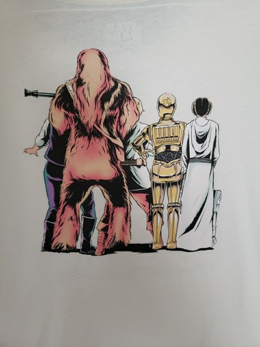 Star Wars T-Shirt Donna Taglia XL Girocollo 100% Cotone - Fifthsun - Foto 4 di 6