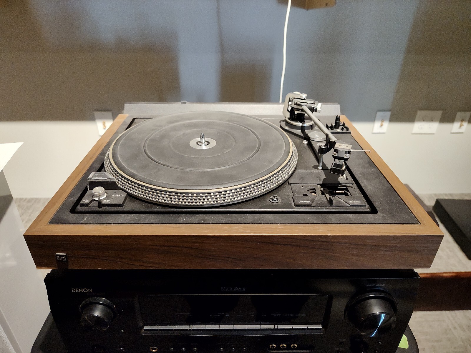 Dual CS 1257 Automatic Belt Drive Turntable NO Dust Cover AS IS eBay