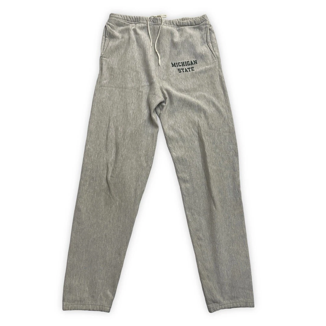 Vintage 80s 90s Champion Reverse Weave Michigan State Jogging pants Size L