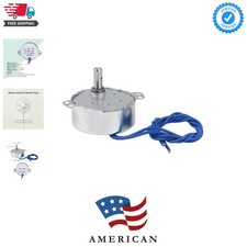 Synchronous Synchron Electric Motors 15-18 RPM CW/CCW AC110V 4W with 7mm Shaf...