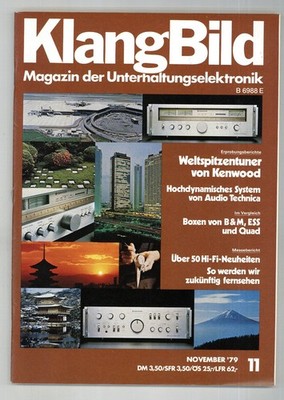 Klangbild 1979-11 Audio Technica MK11, BM 6, ESS-AMT 1, Kenwood KA-907