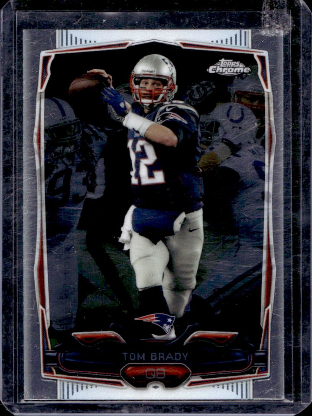 2014 Topps Chrome Tom Brady #62a Patriots