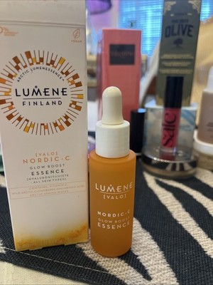 LUMENE ~ NORDIC-C GLOW BOOST ESSENCE ~ 1 OZ NIB!