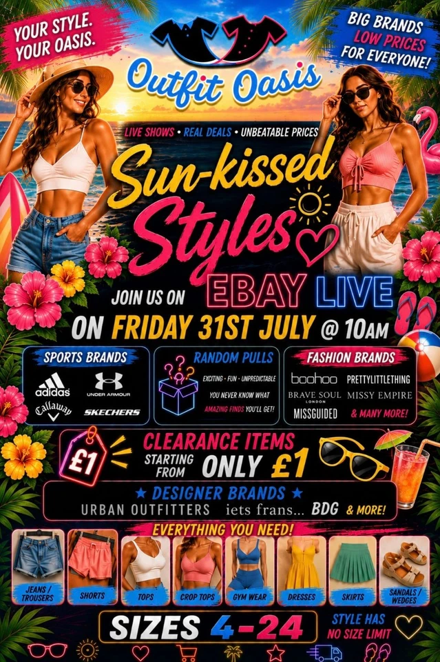 Sun-Kissed Styles New With & Without Tags