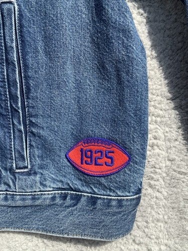 American Eagle (AE) NFL New York Giants Denim Jacket Unisex- Size XXL -New - Picture 9 of 12