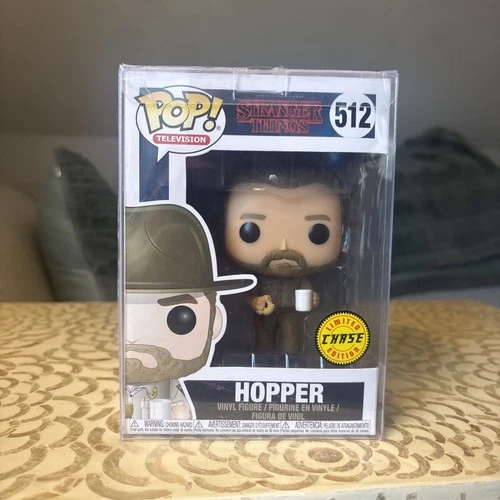 Funko Pop! Vinyl: Stranger Things - Jim Hopper (w/ Donut) (CHASE) #512