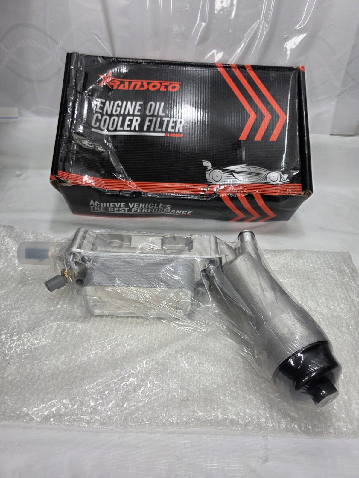 Aluminum Engine Oil Cooler Filter Housing for Jeep Dodge Chrysler Ram 3.6L 11-16