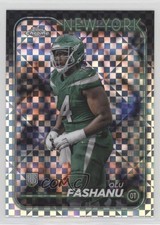 2024 Topps Chrome Rookies X-Fractor Olumuyiwa Fashanu Olu Fashanu #238 1fa4