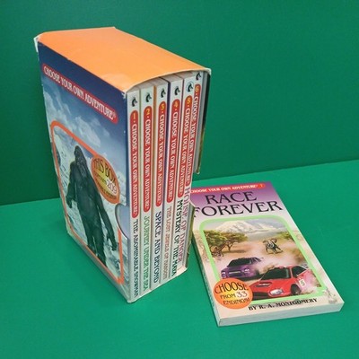 Choose Your Own Adventure Books 1-6 Box Set  plus Book 7 Race Forever 