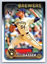 ROBERT GASSER  BREWERS   RC  2024 TOPPS UPDATE #US119