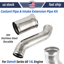 Coolant Pipe And Intake Extension Pipe Kit For Detroit Engine 14L Series60 Steel