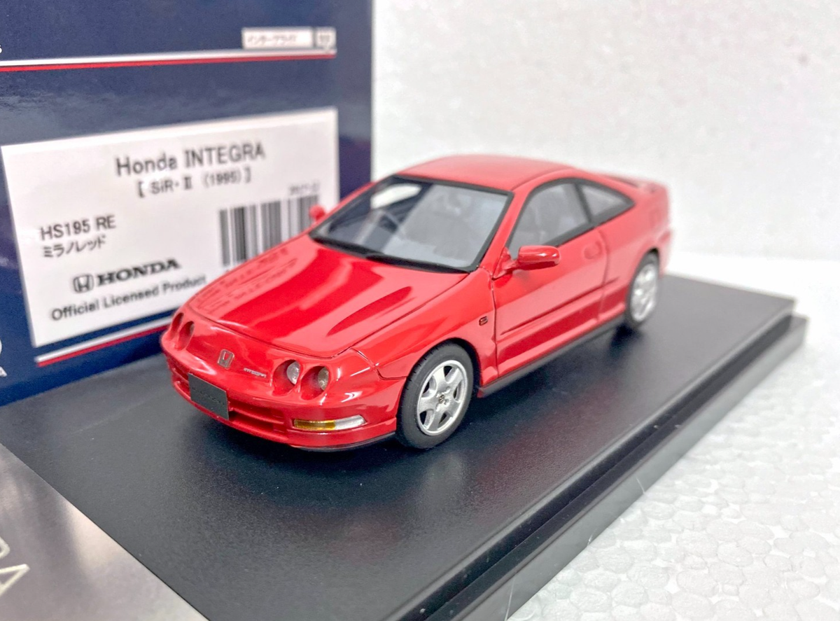 ミニカー Hi-Story 1/43 Honda INTEGRA TYPE R po HI STORY HS195RE HONDA INTEGRA TYPE R DC2 resin 1:43 scale