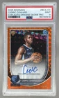 Cedric Coward 2025 Bowman Chrome Orange Geometric Refractor RC Auto 1/25 PSA 9