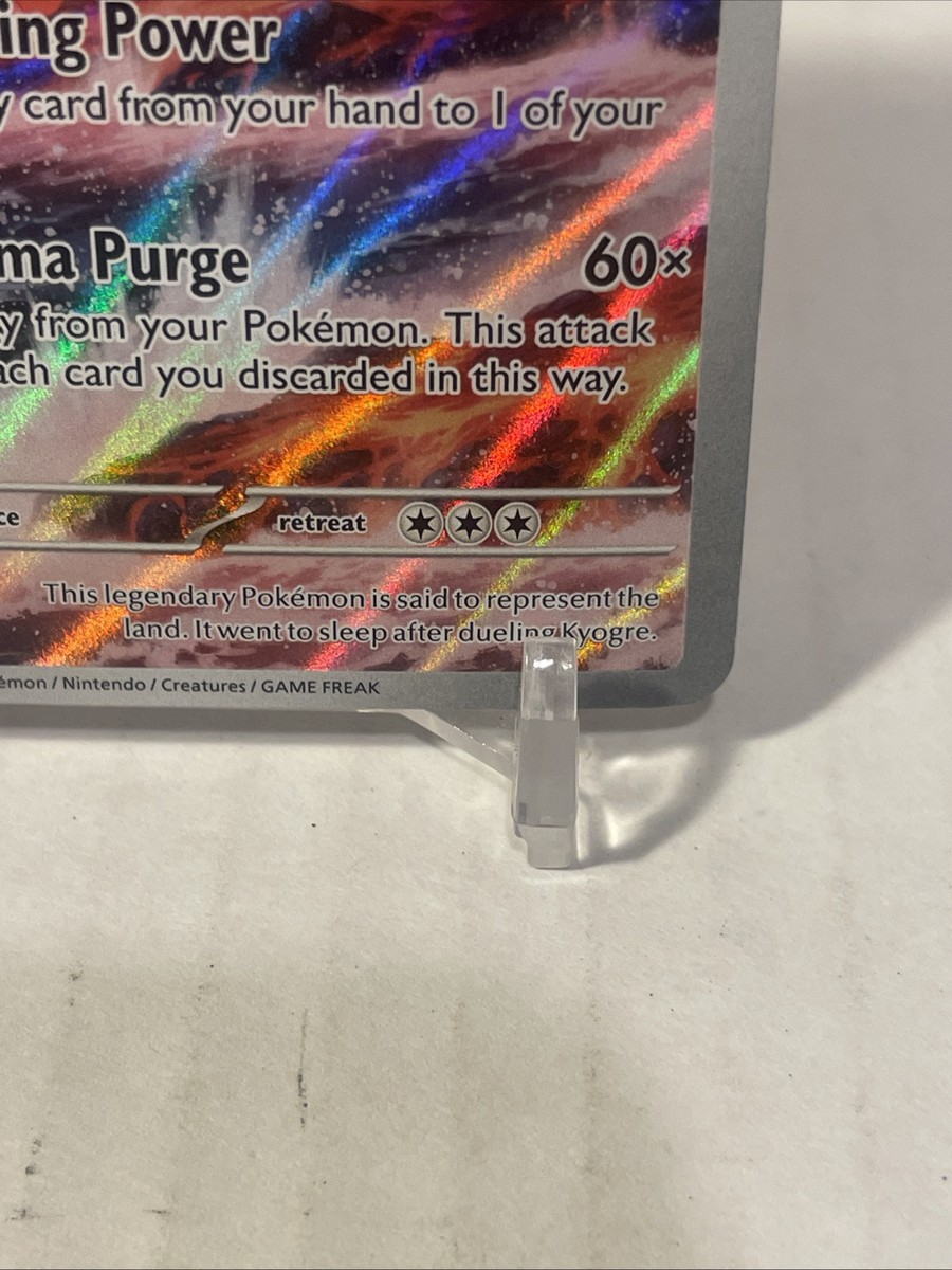 Groudon 199/182 Sv04: Paradox Rift Holo | eBay