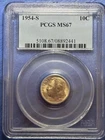 1954-S Roosevelt Dime - PCGS MS67
