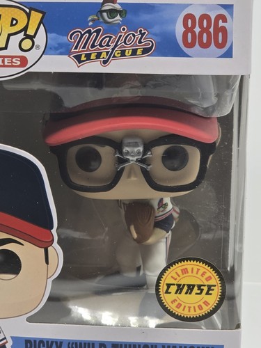 Funko Pop Chase Ricky Vaughn " Wild Thing " #886 Limited Edition New READ - Picture 5 of 21