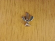 Babybay Ersatzteil Schraube für Flügelmutter M6x25mm & passende Flügelmutter