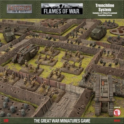 Battlefront BB182 Great War: Trenchline System (8) Gaming Terrain