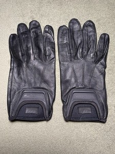 Black Leather Riding/ Driving Gloves, Medium, Size 8, Unlined By Ringers Gloves