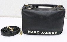 Marc Jacobs The Soft Box 23 Leather Shoulder Crossbody Bag - Black