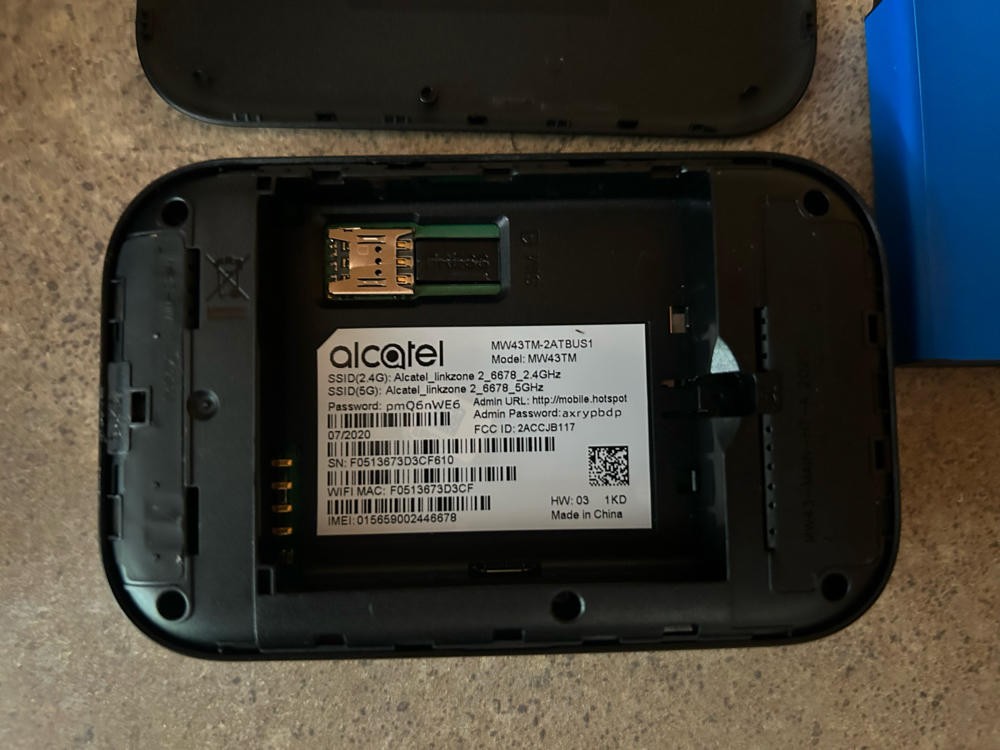 LOT OF 50 Alcatel Linkzone 2 MW43TM WiFi 4G LTE Hotspot Dual-band 2.4 5Ghz