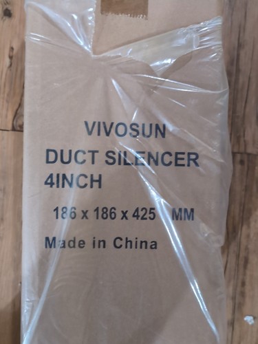 VIVOSUN 4 inch Noise Reducer Silencer for Inline Duct Fan and Carbon Filter - Picture 2 of 5