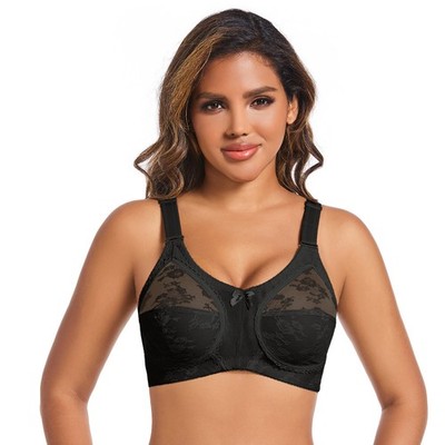 Sissy Women Sexy Bras Lingerie Wireless Lace Bra Thin Breathable Brassiere