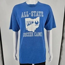 Vintage 1990s Hanes ALIX/Uhlsport Ohio All-State Soccer Camp T-Shirt (L/XL)