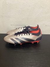 Adidas Predator Elite SG-PRO Platinum Metallic Soccer Cleats SIZE 10 ID0913