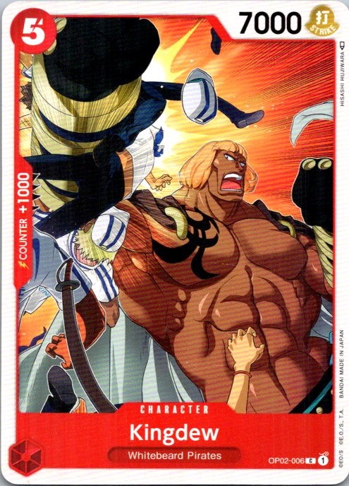 Kingdew Paramount War OP02-006 NM