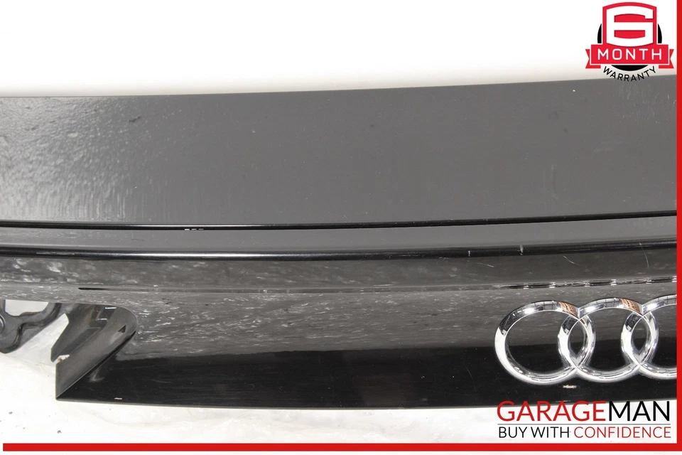 12-18 Audi A7 Tapa Trasera Puerta Trasera Alerón Panel Montaje Alerón Negro OEM Foto 3 de 4