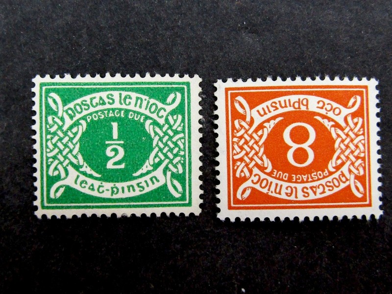 nystamps British Ireland Stamp # J5 J12 Mint OG H L10y2026