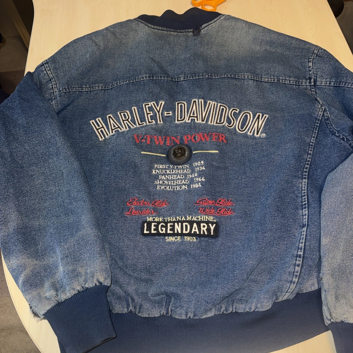 Harley-Davidson Denim Motorcycle Jackets for sale | eBay