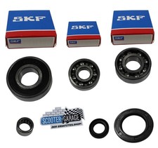 Getriebelager Set / Getriebe Lager Set SKF - für Gilera Runner / Piaggio Nrg 50