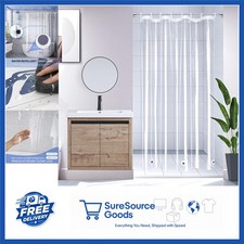 Waterproof Clear Shower Curtain Liner 36"W x 72"H with Rustproof Grommets
