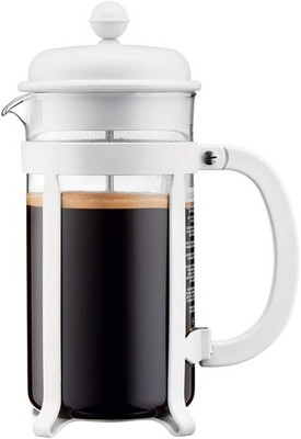 Bodum Java Kaffeebereiter weiß 6 Stück 8 Tassen 1l 10,6x16,3x24,5cm 1908 913