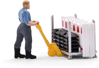 79897 H0 Action Set: Barrier Fence Transport