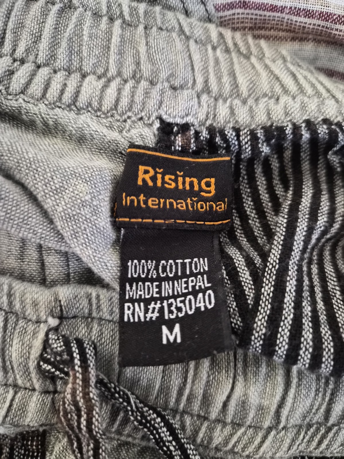 Rising International Hand Painted Patchwork Pants… - image 5