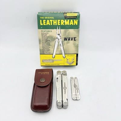 Vintage 1999 Leatherman Original Wave Multi Tool 1st Gen W/Box